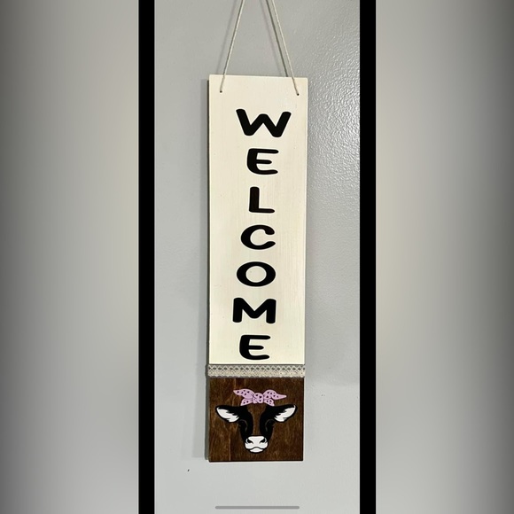 handmade Other - Door hanger welcome sign